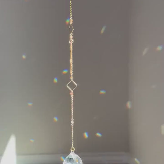Dragonfly Crystal Sun Catcher for windows Handmade Hanging Decor for Home or Garden Suncatcher prism rainbows gift for mom housewarming